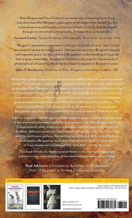 Produktbild: Henri Bergson and Visual Culture