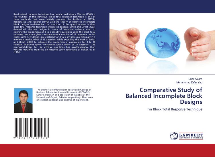 Produktbild: Comparative Study of Balanced Incomplete Block Designs
