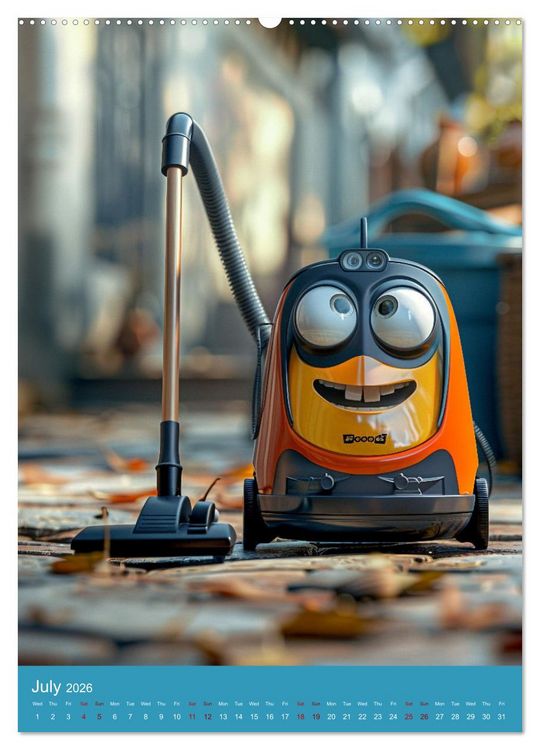 Produktbild: A Lot of Fun at home (Wall Calendar 2026 DIN A2 portrait), CALVENDO 12 Month Wall Calendar