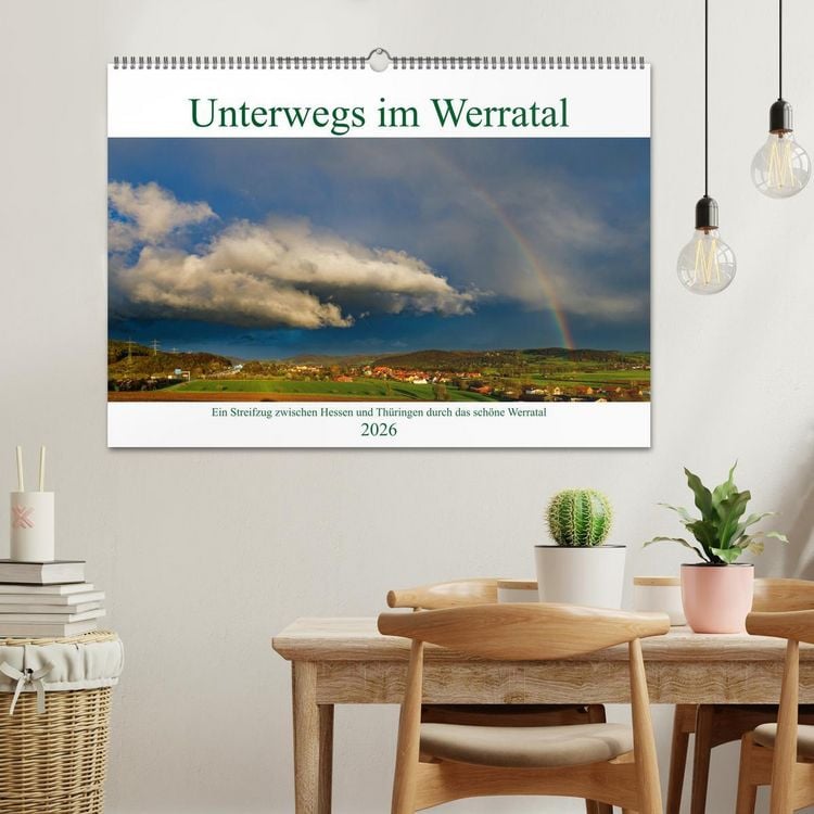 Produktbild: Unterwegs im Werratal (Wandkalender 2026 DIN A2 quer), CALVENDO Monatskalender
