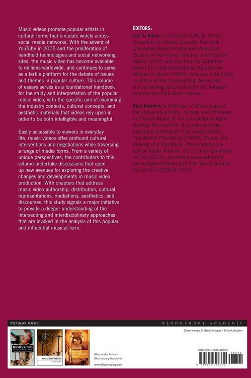 Produktbild: The Bloomsbury Handbook of Popular Music Video Analysis