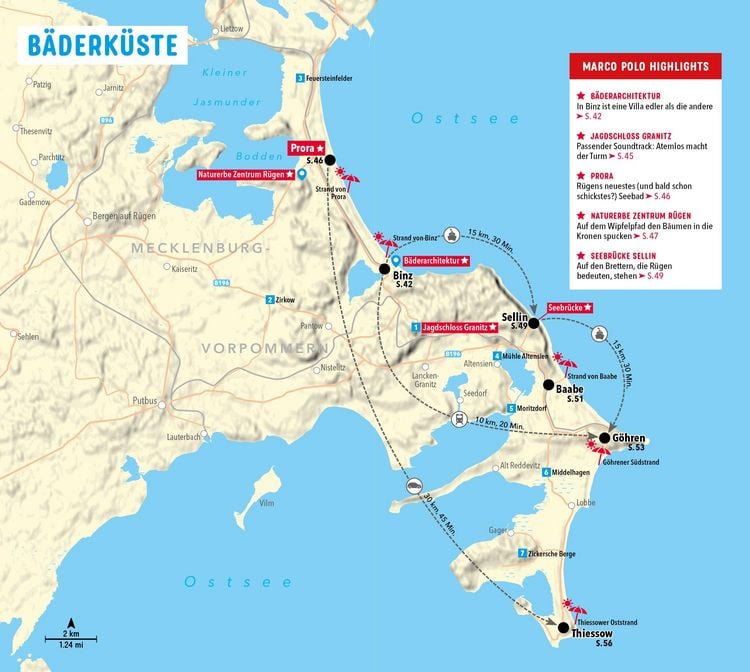 Produktbild: MARCO POLO Reisef&uuml;hrer R&uuml;gen, Hiddensee, Stralsund