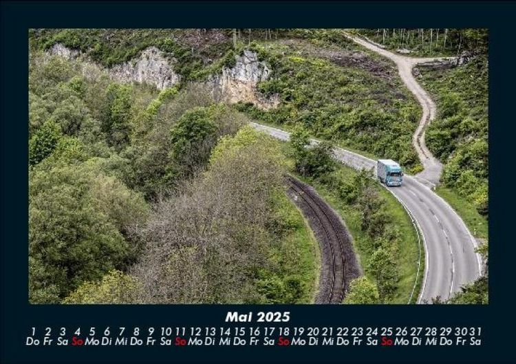 Produktbild: Landschaftskalender 2025 Fotokalender DIN A5