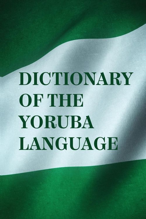 Produktbild: Dictionary Of The Yoruba Language