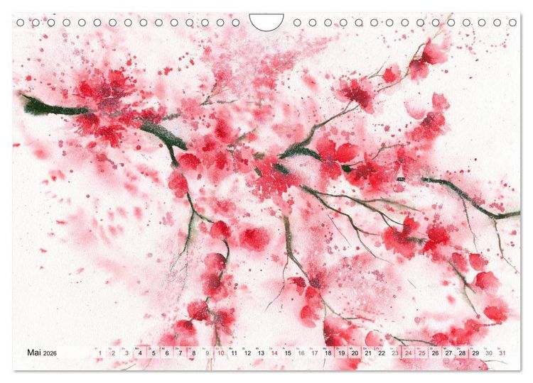 Produktbild: Jahreszeiten Aquarelle (Wandkalender 2026 DIN A4 quer), CALVENDO Monatskalender