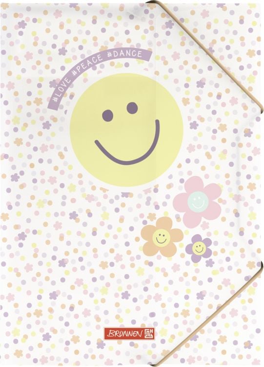 Produktbild: Brunnen Sammelmappe A4 PP Happy Hippie