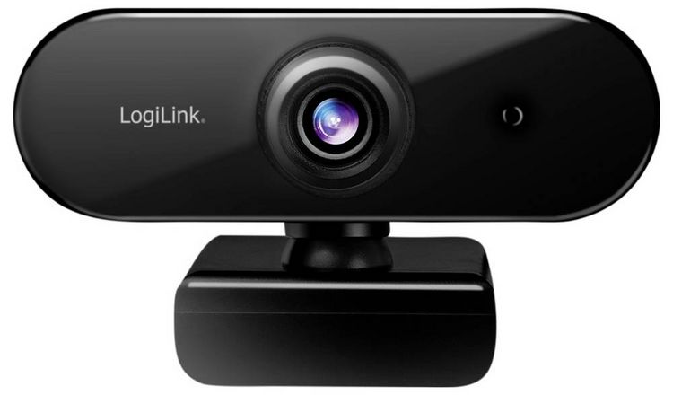 Produktbild: LogiLink UA0371 Full HD-Webcam Klemm-Halterung, Mikrofon