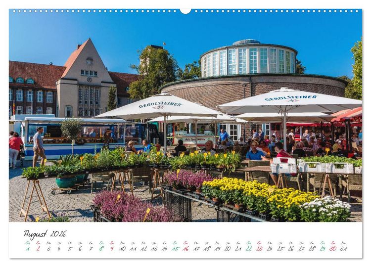 Produktbild: Delmenhorst Sp&auml;tsommerbilder (Wandkalender 2026 DIN A2 quer), CALVENDO Monatskalender