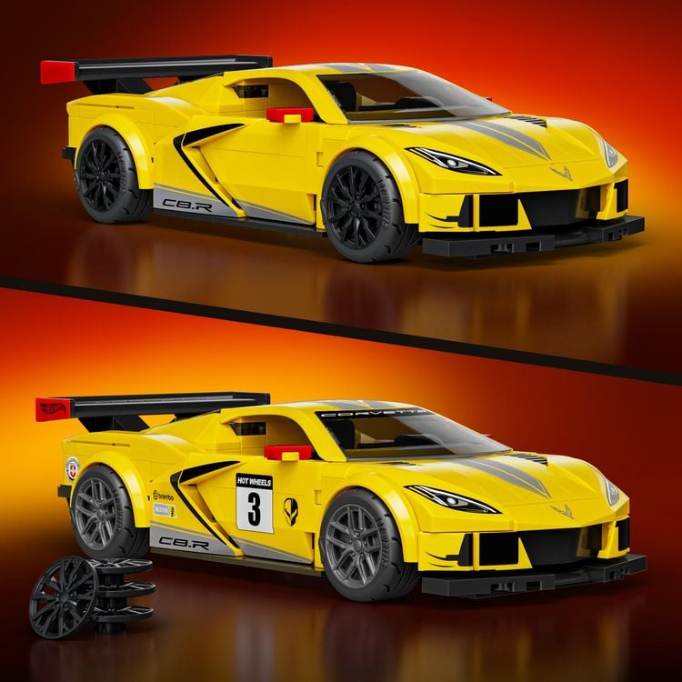 Produktbild: Mattel Brick Shop HW Sp Corvette.JKR19