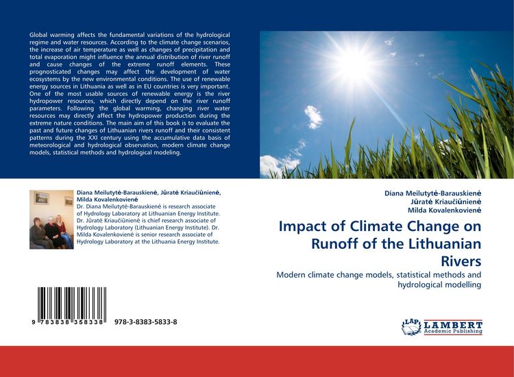 Produktbild: Impact of Climate Change on Runoff of the Lithuanian Rivers