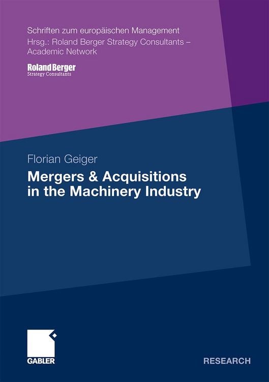 Produktbild: Mergers & Acquisitions in the Machinery Industry