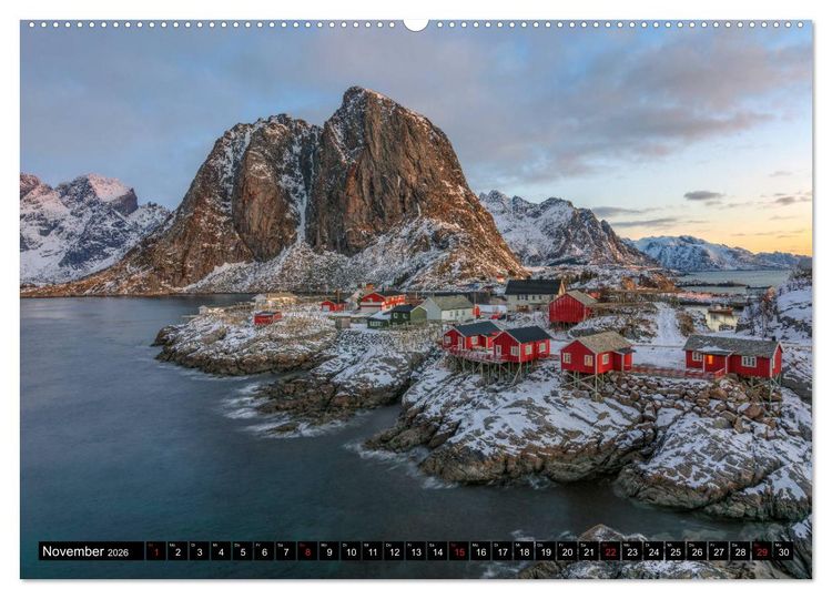 Produktbild: Fotoreise Europa, 12 Must-Visit-Orte von Nord- nach S&uuml;deuropa (Wandkalender 2026 DIN A2 quer), CALVENDO Monatskalender