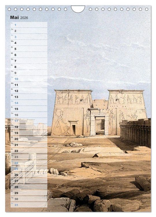Produktbild: &Auml;gyptens Tempel (Wandkalender 2026 DIN A4 hoch), CALVENDO Monatskalender