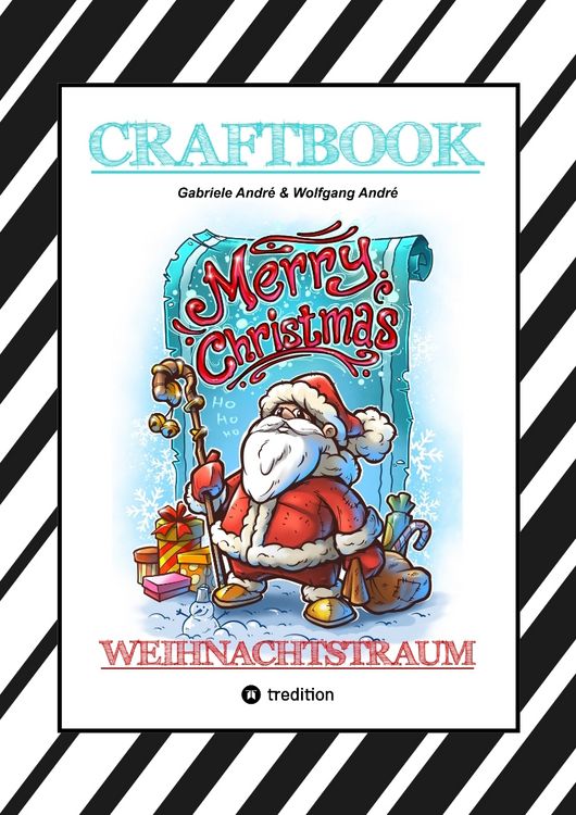 Produktbild: Craftbook - 100 Lustige Weihnachtsmotive - R&auml;tsel - Weihnachtsrezept - Familienspiel - Sch&ouml;ne Bescherung - Spass