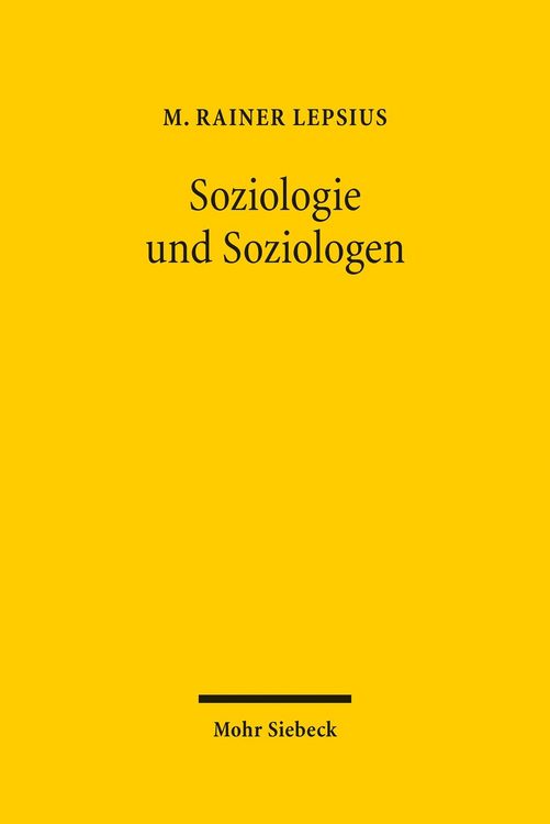 Produktbild: Soziologie und Soziologen