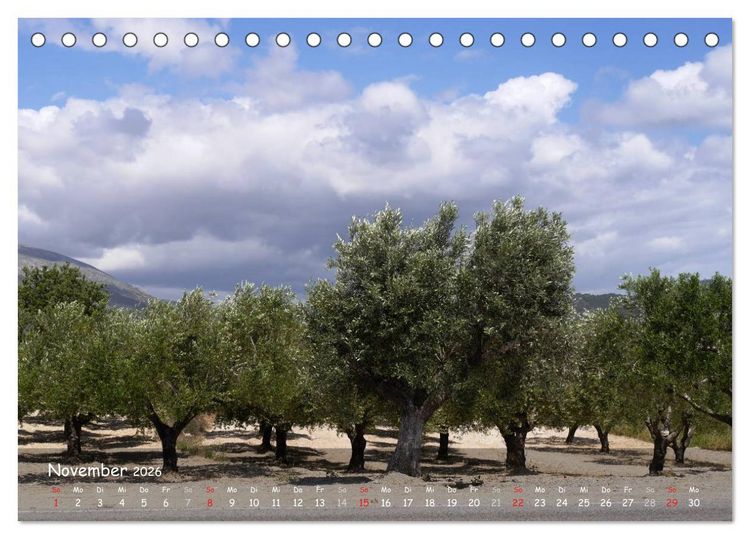 Produktbild: Trauminsel Rhodos (Tischkalender 2026 DIN A5 quer), CALVENDO Monatskalender