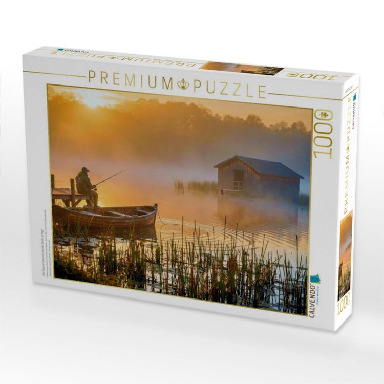 Produktbild: CALVENDO Puzzle Wo Wasser tr&auml;umt und die Seele anlegt. | 1000 Teile Lege-Gr&ouml;&szlig;e 64x48cm Foto-Puzzle f&uuml;r gl&uuml;ckliche Stunden