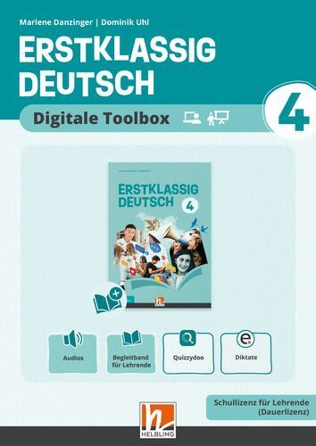 Produktbild: Erstklassig Deutsch 4 (Lehrplan 2023) | Digitale Toolbox SL