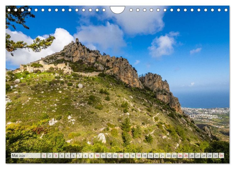 Produktbild: Urlaubsparadies in Nordzypern (Wandkalender 2026 DIN A4 quer), CALVENDO Monatskalender