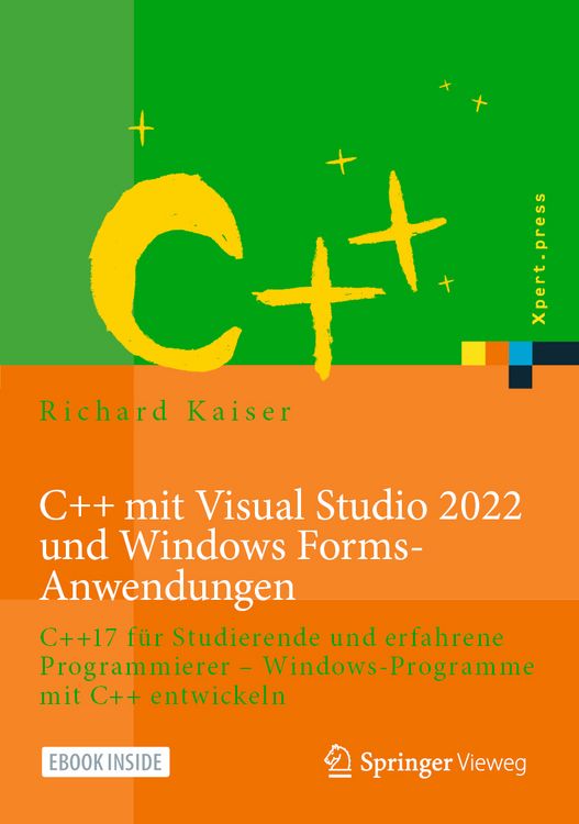 Produktbild: C++ mit Visual Studio 2022 und Windows Forms-Anwendungen