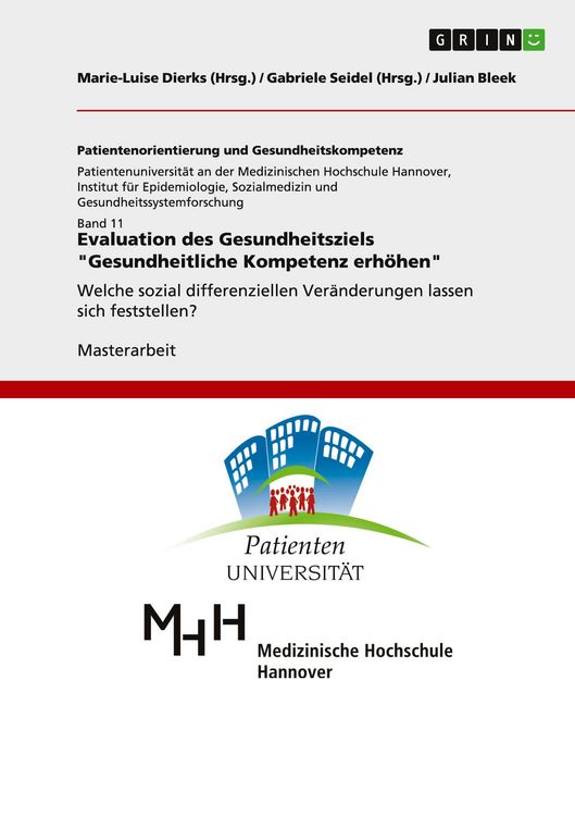 Produktbild: Evaluation des Gesundheitsziels "Gesundheitliche Kompetenz erh&ouml;hen"