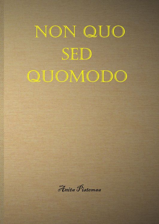 Produktbild: Non quo sed quomodo