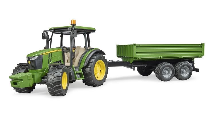 Produktbild: Bruder 02108 John Deere 5115M + Bordwandanh&auml;nger