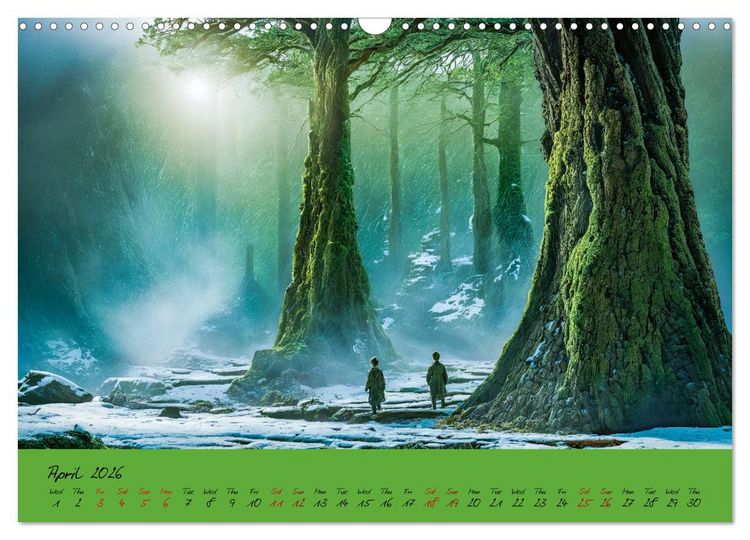 Produktbild: A strange forest In the lonely undergrowth (Wall Calendar 2026 DIN A3 landscape), CALVENDO 12 Month Wall Calendar