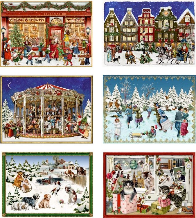 Produktbild: Miniatur-Adventskalender &ndash; Fr&ouml;hliche Adventszeit