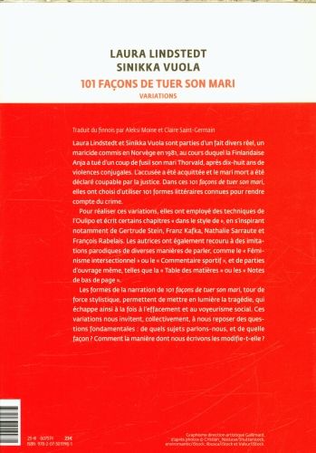 Produktbild: 101 fa&ccedil;ons de tuer son mari : variations