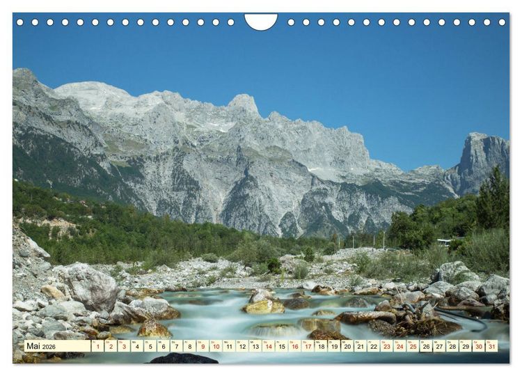 Produktbild: Albanien - Streifz&uuml;ge durch atemberaubende Kulturlandschaften (Wandkalender 2026 DIN A4 quer), CALVENDO Monatskalender