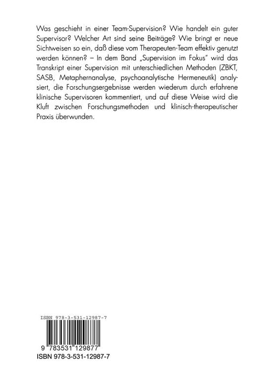 Produktbild: Supervision im Fokus