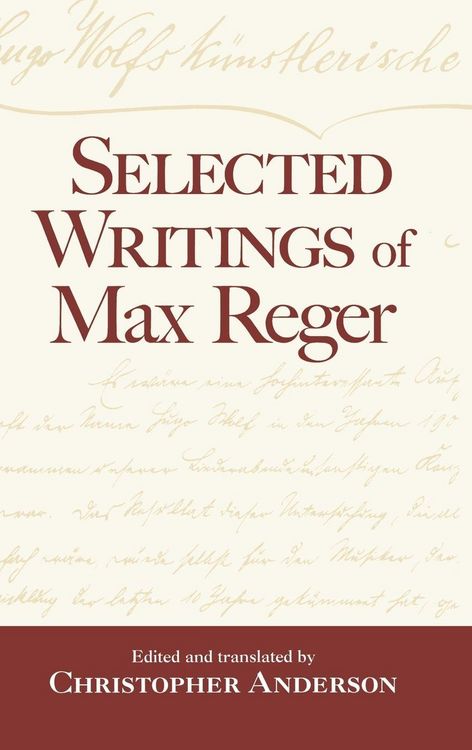 Produktbild: Selected Writings of Max Reger