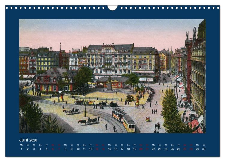 Produktbild: Historisches Frankfurt am Main von 1888 bis 1918 (Wandkalender 2026 DIN A3 quer), CALVENDO Monatskalender
