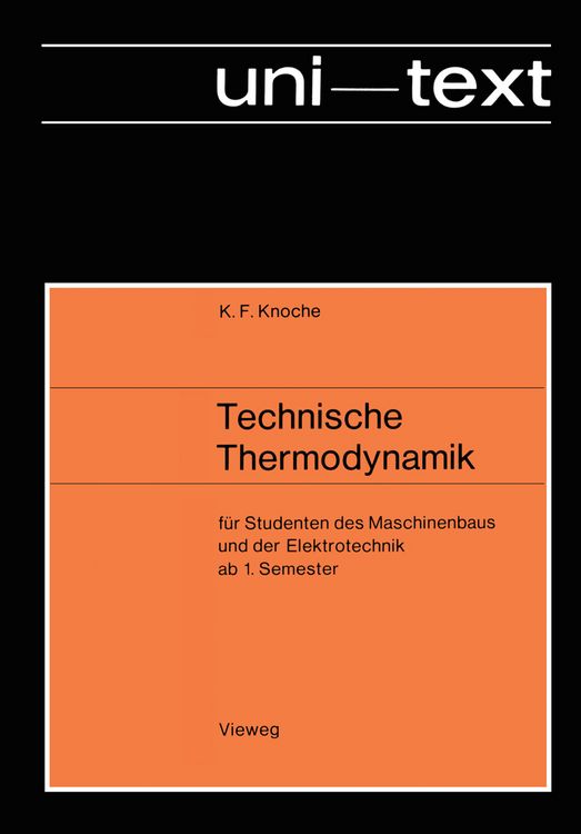 Produktbild: Technische Thermodynamik