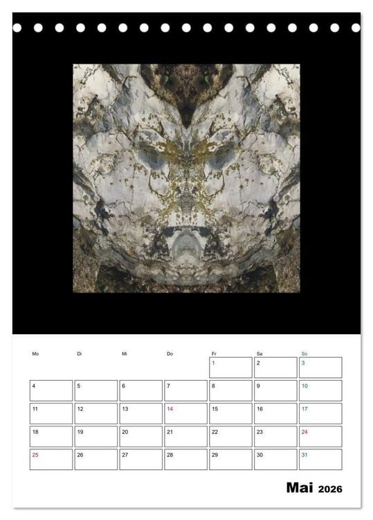 Produktbild: Nature's Faces (Tischkalender 2026 DIN A5 hoch), CALVENDO Monatskalender