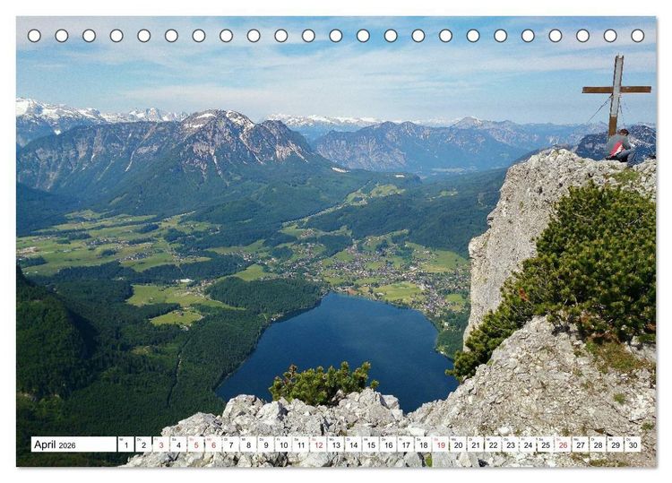 Produktbild: Die Alpen im Herzen von &Ouml;sterreich (Tischkalender 2026 DIN A5 quer), CALVENDO Monatskalender
