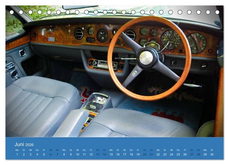 Produktbild: Rolls Royce Revival (Tischkalender 2026 DIN A5 quer), CALVENDO Monatskalender