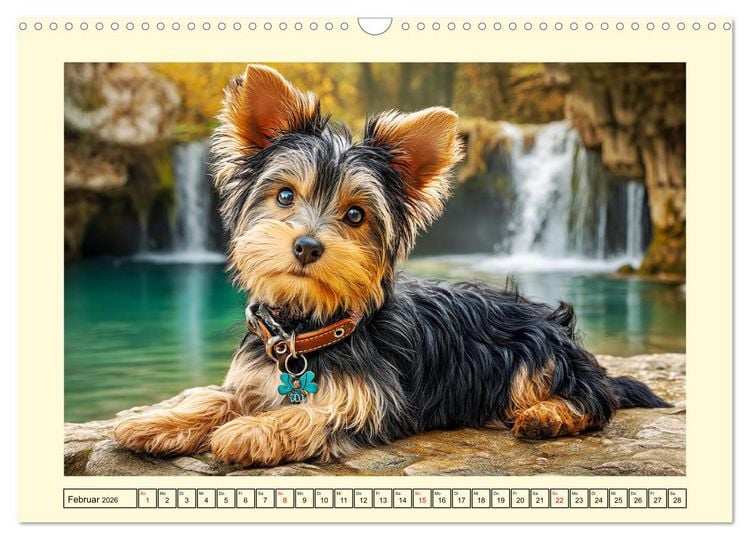 Produktbild: Yorkshire Terrier. Entz&uuml;ckende Minis mit Charme und Witz (Wandkalender 2026 DIN A3 quer), CALVENDO Monatskalender