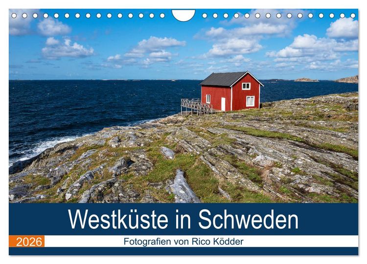 Produktbild: Westk&uuml;ste in Schweden (Wandkalender 2026 DIN A4 quer), CALVENDO Monatskalender