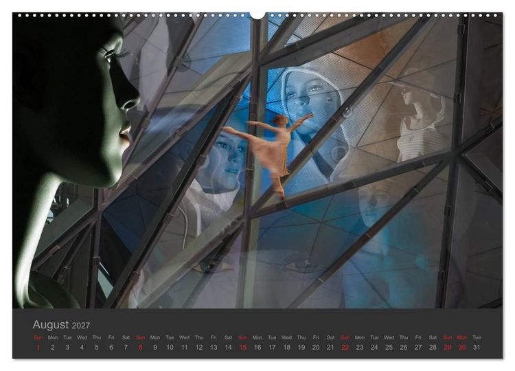 Produktbild: Journey in another World - Surreal Impressions (High Quality Premium Wall Calendar 2027 DIN A2 landscape),CALVENDO 12 Month Wall Calendar