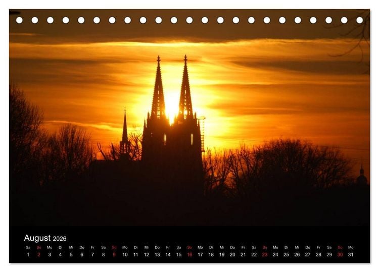 Produktbild: K&ouml;lner Spitzen (Tischkalender 2026 DIN A5 quer), CALVENDO Monatskalender