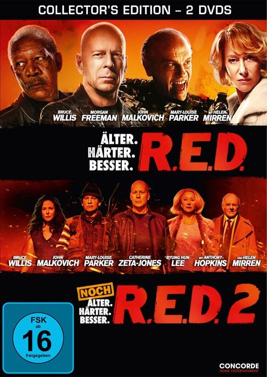 R.E.D. - Älter. Härter. Besser/R.E.D. 2 - Collector's Edition [2 DVDs]