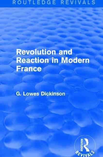 Produktbild: Dickinson, G: Revolution and Reaction in Modern France