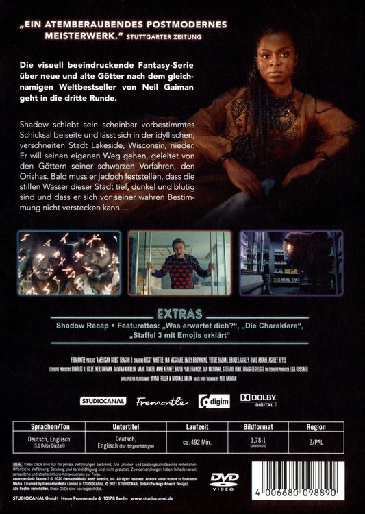 Produktbild: American Gods - 3. Staffel [4 DVDs]