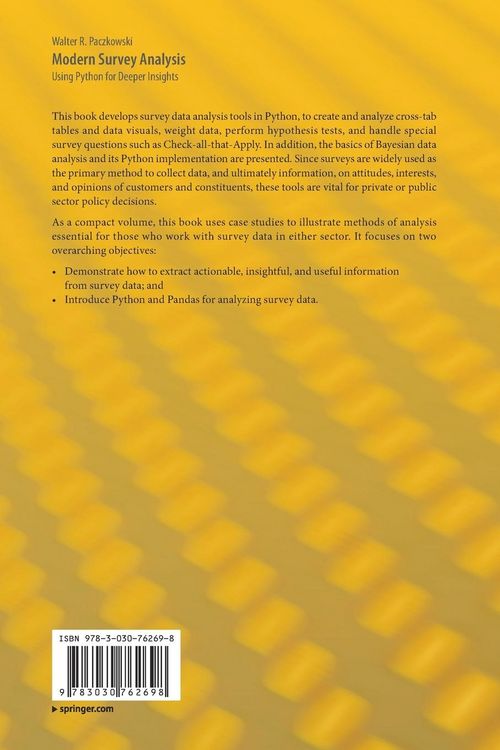 Produktbild: Modern Survey Analysis