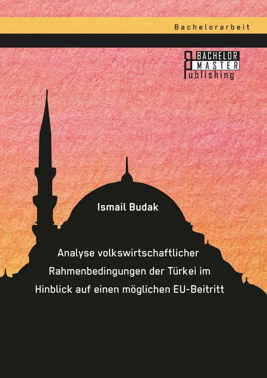 Produktbild: Analyse volkswirtschaftlicher Rahmenbedingungen der T&uuml;rkei im Hinblick auf einen m&ouml;glichen EU-Beitritt