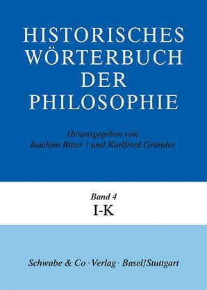 Produktbild: Historisches W&ouml;rterbuch der Philosophie (HWPH). Band 4, I-K