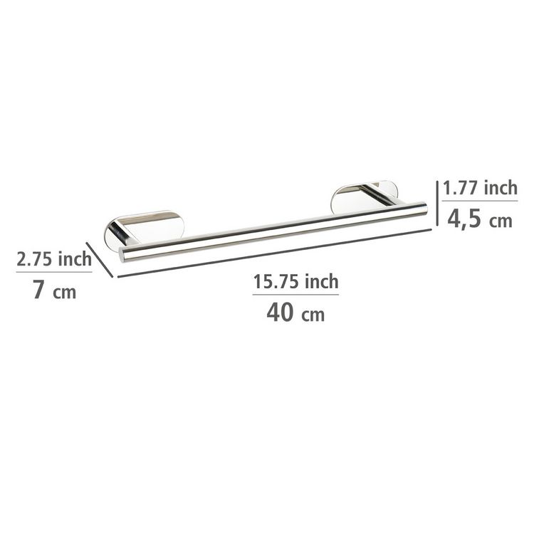 Produktbild: Turbo-Loc&reg; Badetuchstange Mod. Orea Shine, 40 cm, Befestigen ohne bohren