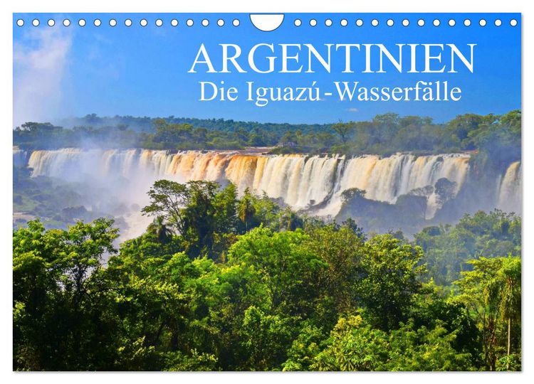 Produktbild: Argentinien. Die Iguaz&uacute;-Wasserf&auml;lle (Wandkalender 2026 DIN A4 quer), CALVENDO Monatskalender